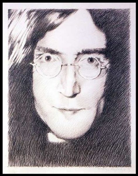 Stanley Mouse Original John Lennon Drawing